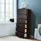 6 Drawers Chest Dresser Clothes Storage Bedroom Furniture Cabinet